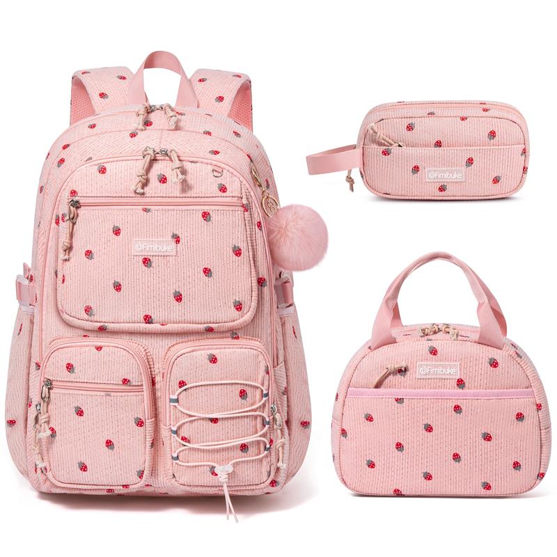 Fimibuke 3-in-1 Kids Backpack Set with Lunch Bag & Pencil Case
