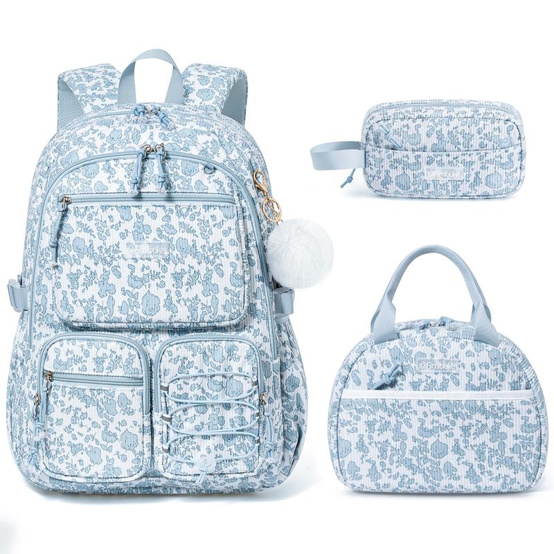 Fimibuke 3-in-1 Kids Backpack Set with Lunch Bag & Pencil Case