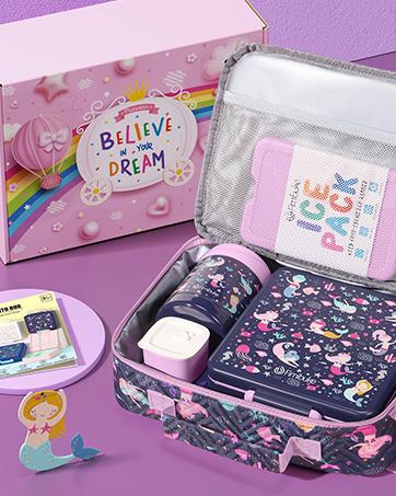 Fimibuke Bento Lunch Box, Leak-proof,4-Compartment,BPA Free,Dishwasher Safe,Insulated lunch Bag, Stainless Steel Insulated Water Bottle/Food Jar, Ice Pack & Utensils Set,Birthday's Gift,Back to School Gift,Dealsforyoudays
