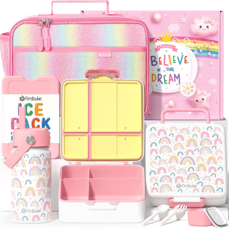 Fimibuke Bento Lunch Box with 4 Compartments – Multiple Set Options