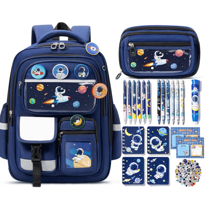 Fimibuke 3PCS Girls Backpack Set – Waterproof Bag with Lunch & Pencil Case
