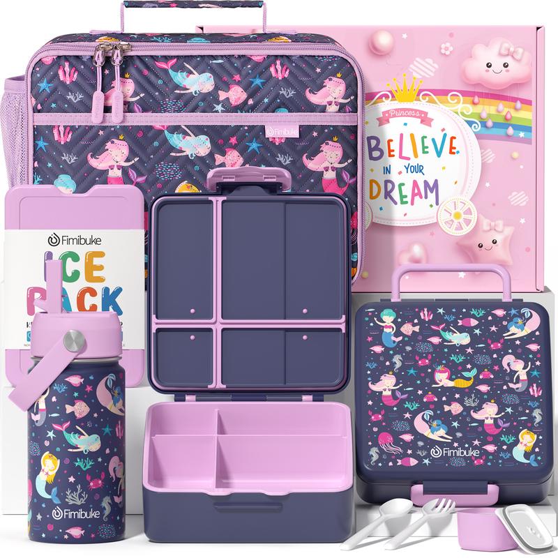 Fimibuke Bento Lunch Box with 4 Compartments – Multiple Set Options