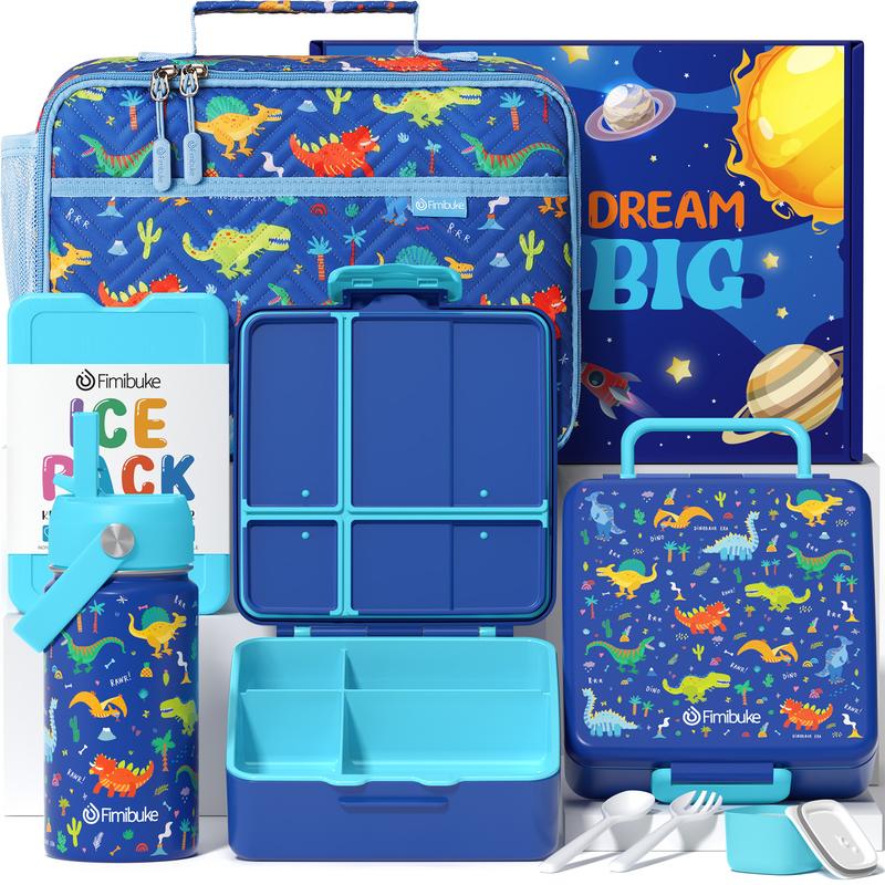 Fimibuke Bento Lunch Box with 4 Compartments – Multiple Set Options