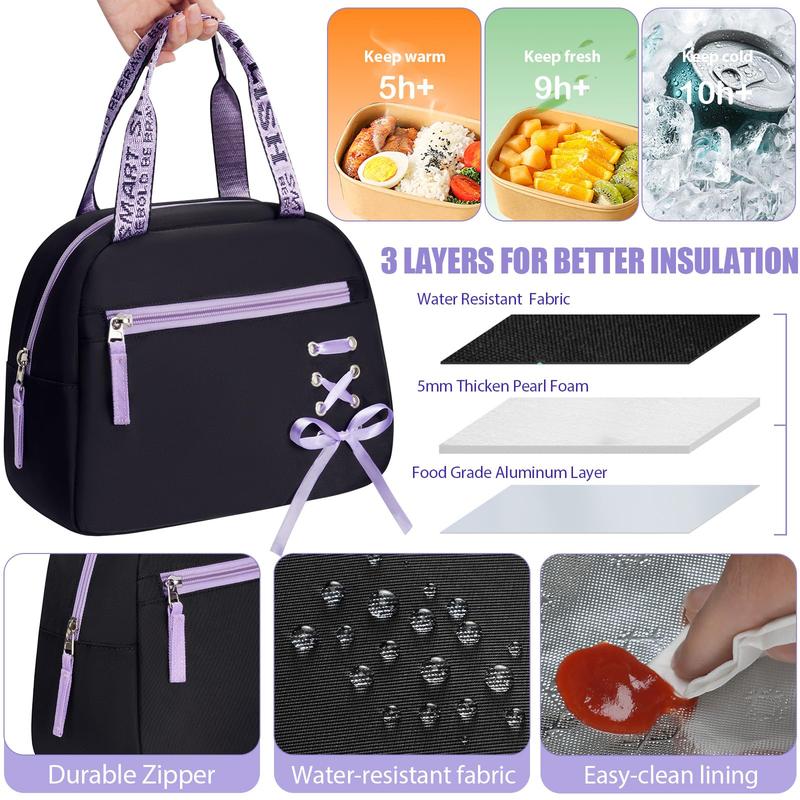 Fimibuke 3-in-1 Waterproof School Backpack Set with Lunch Bag & Pencil Case