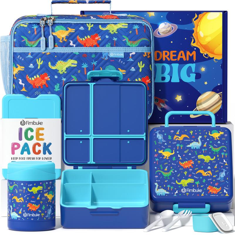 Fimibuke Bento Lunch Box with 4 Compartments – Multiple Set Options