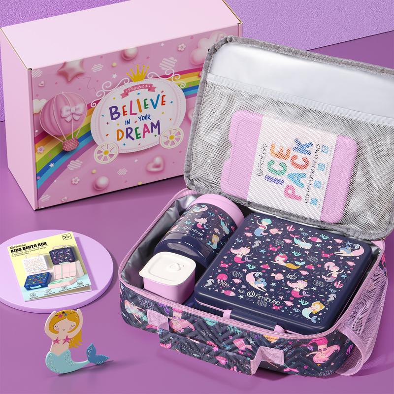 Fimibuke Bento Lunch Box with 4 Compartments – Multiple Set Options