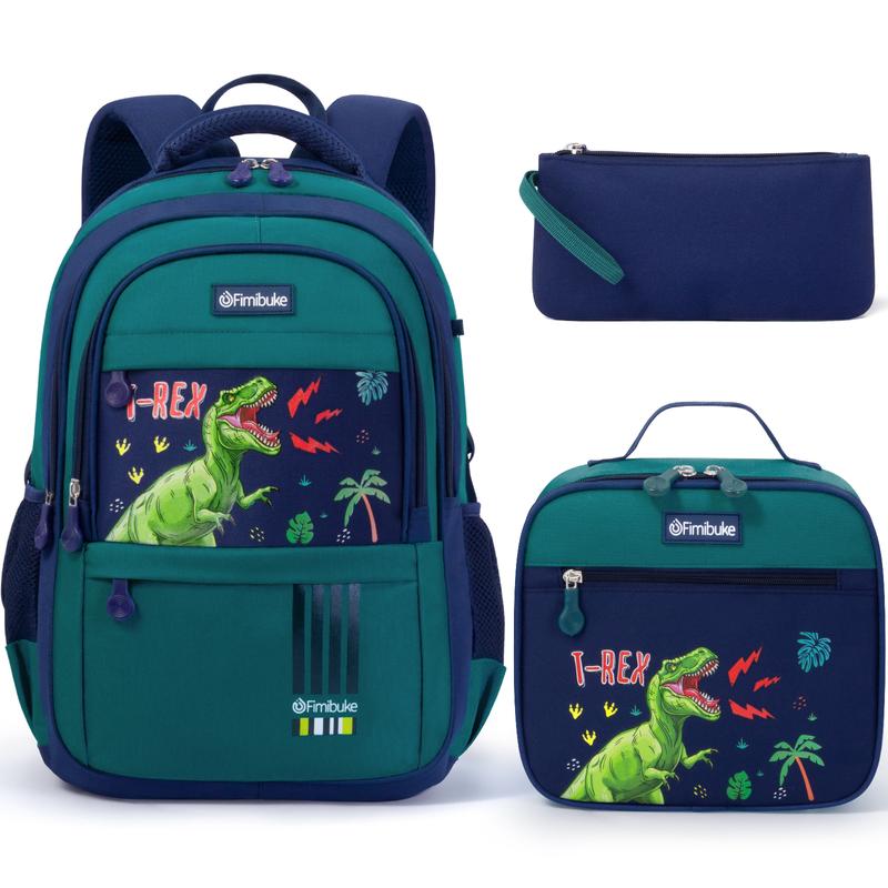 Fimibuke 3PCS Girls Backpack Set – Waterproof Bag with Lunch & Pencil Case